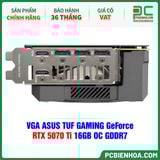  VGA ASUS TUF GAMING GeForce RTX 5070 Ti 16GB OC GDDR7 ( TUF-RTX5070TI-O16G-GAMING ) 