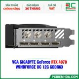  VGA GIGABYTE GeForce RTX 4070 WINDFORCE OC 12G GDDR6X (GV-N4070WF3OC-12GD) 