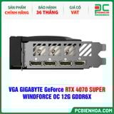  VGA GIGABYTE GeForce RTX 4070 SUPER WINDFORCE OC 12G GDDR6X (GV-N407SWF3OC-12GD) 