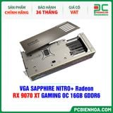  VGA SAPPHIRE NITRO+ Radeon RX 9070 XT GAMING OC 16GB GDDR6 (11348-01-20G) 
