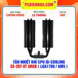  TẢN NHIỆT KHÍ CPU ID-COOLING SE-207-XT ARGB BLACK ( HỖ TRỢ SOCKET LGA1700 / AM5 ) 