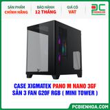 CASE XIGMATEK PANO M NANO 3GF - SẴN 3 FAN G20F RGB ( MINI TOWER - EN45523 ) 