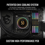  RAM CORSAIR DOMINATOR PLATINUM BLACK RGB - 32GB (2x16GB) 6000MHz DDR5 ( CMT32GX5M2X6000C36 ) 