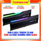  RAM G.SKILL TRIDENT Z5 RGB 32GB (2x16GB) 6400MHz DDR5 BLACK Intel XMP ( F5-6400J3239G16GX2-TZ5RK ) 