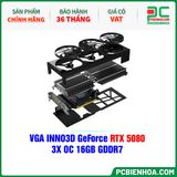  VGA INNO3D GeForce RTX 5080 3X OC 16GB GDDR7 