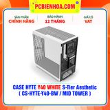  CASE HYTE Y40 WHITE S-Tier Aesthetic - SẴN DÂY RISER PCIe 4.0 & 2 FAN 12CM ( CS-HYTE-Y40-BW / MID TOWER ) 