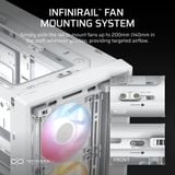  CASE CORSAIR FRAME 4000D RS ARGB WHITE - KÈM 3 FAN ARGB ( MID TOWER ) 