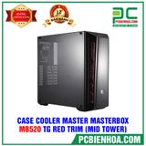  Case Cooler Master MasterBox MB520 TG RED TRIM ( MID TOWER ) 