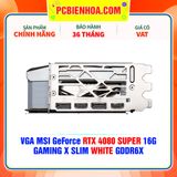  VGA MSI GeForce RTX 4080 SUPER 16G GAMING X SLIM WHITE GDDR6X 