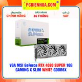  VGA MSI GeForce RTX 4080 SUPER 16G GAMING X SLIM WHITE GDDR6X 