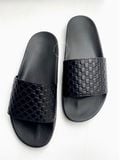  Dép Gucci Đen Vân Marmont 567115 