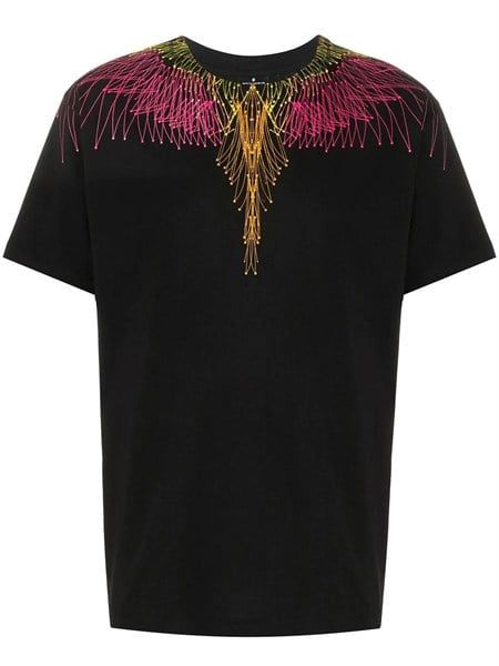  Phông Marcelo Burlon Đen Black Fuchsia F Cmaa018S20 Jer0041068 