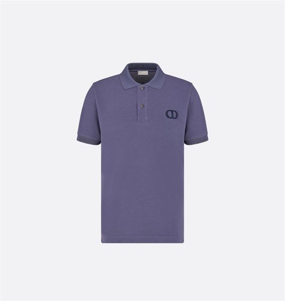  Polo Dior Tím Thêu Cd Ngực 013J600A0589 485 