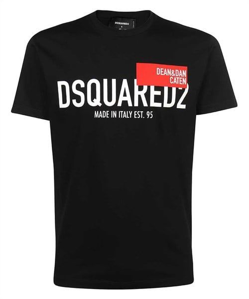  Phông Dsquared2 Đen Tag Đỏ Limited S71Gd1021 