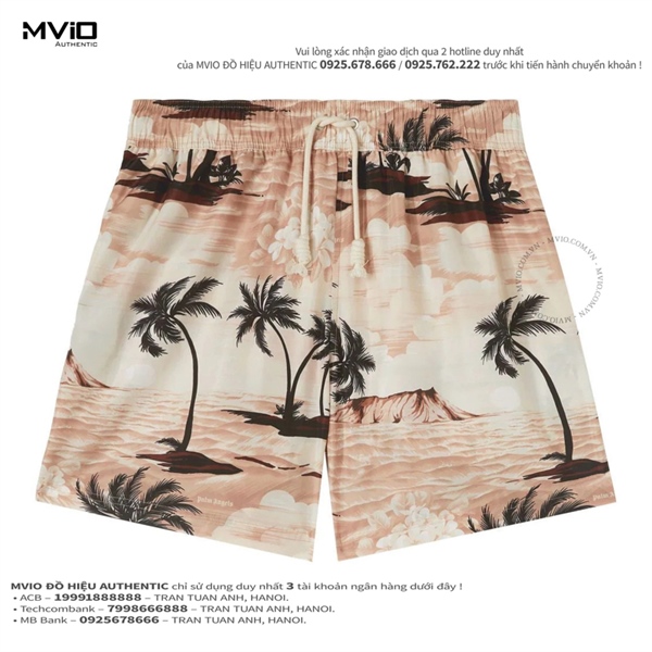 Short Palm Angels Be Cây Dừa PMFD002S23FAI 6110