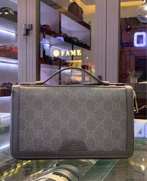  Clutch Gucci Monogram 2 Khóa 