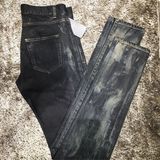  Jean Saint Laurent Đen Rách Đùi 357814 Y806K 4104 