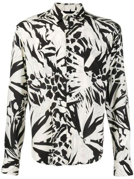  Sơ Mi Saint Laurent Đen Trắng 520149 - Y2A27 