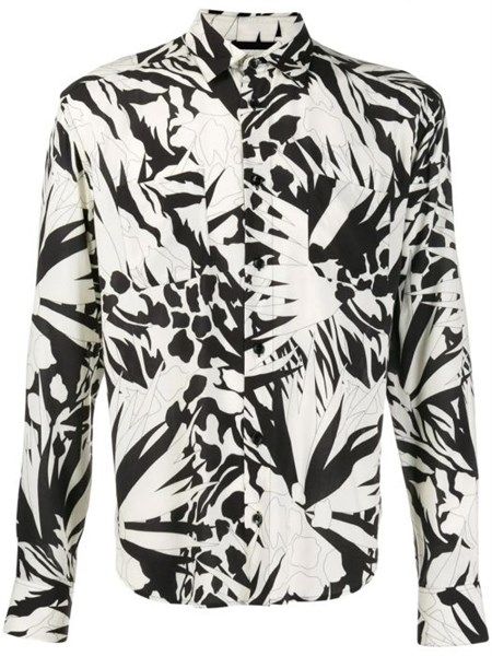  Sơ Mi Saint Laurent Đen Trắng 520149 - Y2A27 