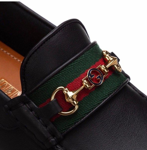  Moca Gucci Đen Vạt Cờ Xích Nhỏ 2021 