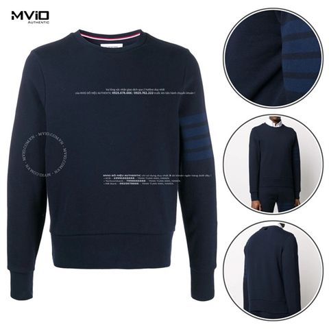  Nỉ Thom Browne Xanh Navy Viền Tay MJT248A 06910 415 