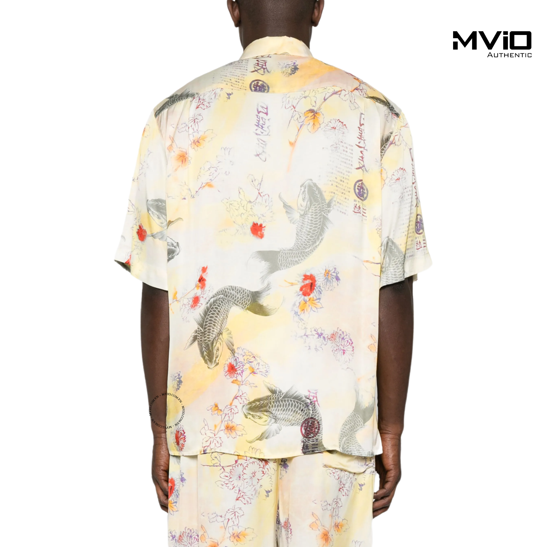  Sơ Mi Lụa Cộc Tay Laneus Hoạ Tiết S4LAMASI121 020 46 