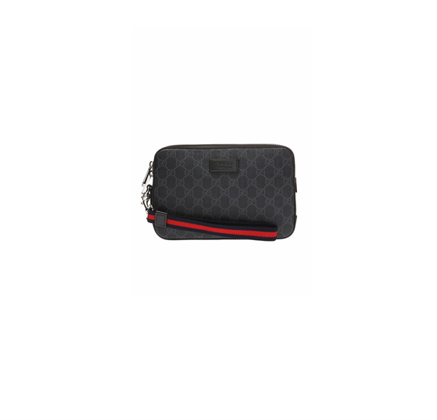  Clutch Gucci Đen Mono Supreme 495562 