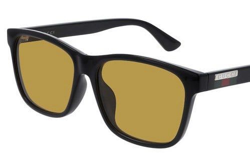  Kính Gucci Gọng Đen Mắt Vàng Gg0746Sa-002 