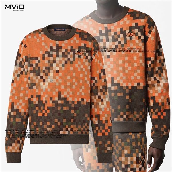  Len Louis Vuitton Cam Damier Chữ Sau 1AFXRM 