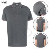  Polo Moncler Xám Viền Cổ Logo Tay H2091 8A00012 
