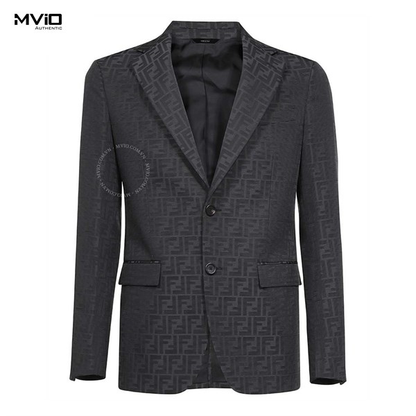 Blazer Fendi Đen Vân FF FJ0498 A40Q