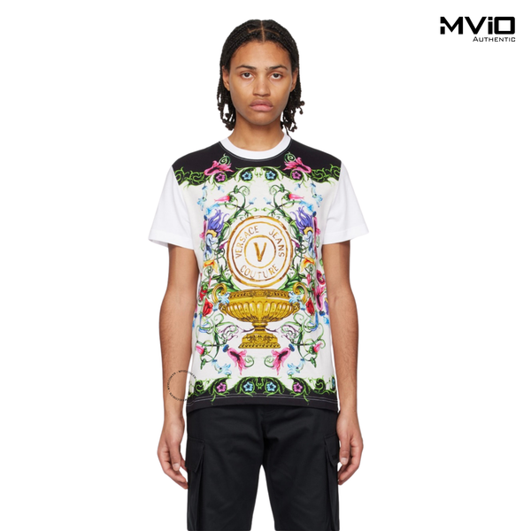  Phông Versace Couture Trắng Hoạ Tiết Màu 74GAGHSG 