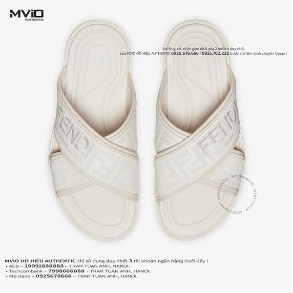  DÉP FENDI TRẮNG QUAI CHÉO VÂN FF THÊU 7X1548 AKN1 F1HGL 