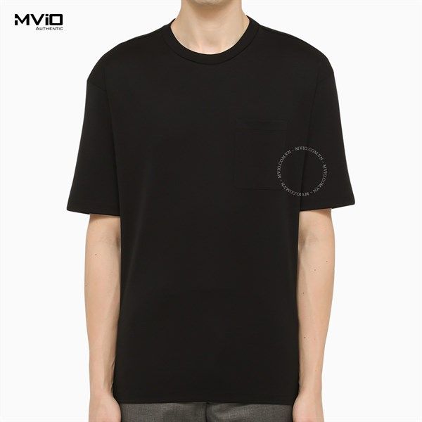  Phông Prada Đen Tag Sau Cổ UJN809240 F002 