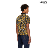  Polo Versace Đen Full Hoạ Tiết 74GAG6S0 