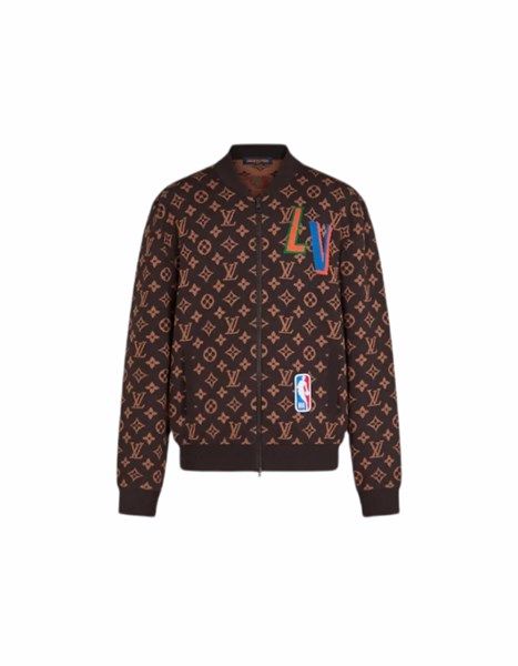  Khoác Louis Vuitton Len Nâu Nba Vân Monogram 1A8Wyn 