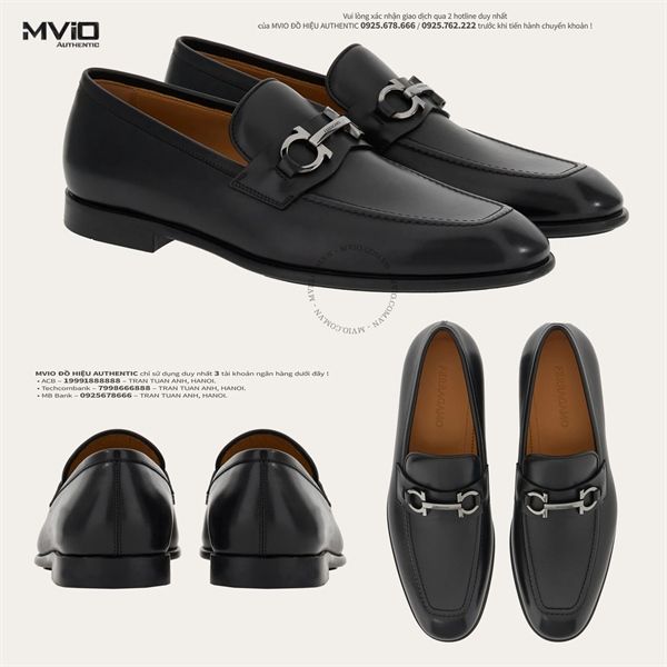  Loafer Salvatore Đen Tag Đen Bạc fost FOSTER 0762636 