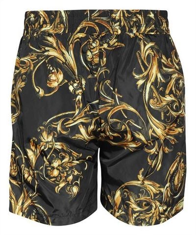  Short Gió Versace Hoạ Tiết Vàng 72GAD126 