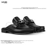  Slipper Louis Vuitton Đen Logo LV Sliver 1ACW98 