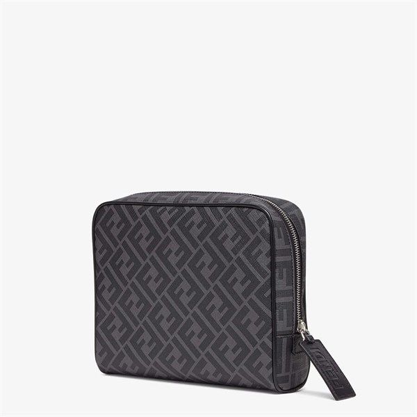  Clutch Fendi Xám Logo Chìm 7N0116Aglrfogxn 