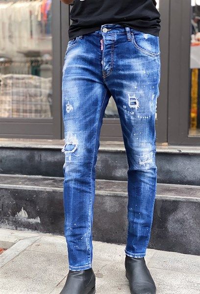  Jean Dsquared2 Xanh Skater Tag Vàng Denim S74Lb0764 