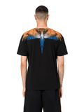  Phông Marcelo Burlon Đen Cánh Cam Xanh 