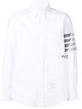  Sơ Mi Thom Browne Trắng Ita 4 Sọc Mwl299T 00139 100 