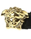  Belt Versaca Palazzo With Medusa Buckle Black Dcu4140 Dgovv D410H 