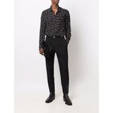  Sơ Mi Saint Laurent Đen Hoạ Tiết Sao Màu 597059 Y01F1 