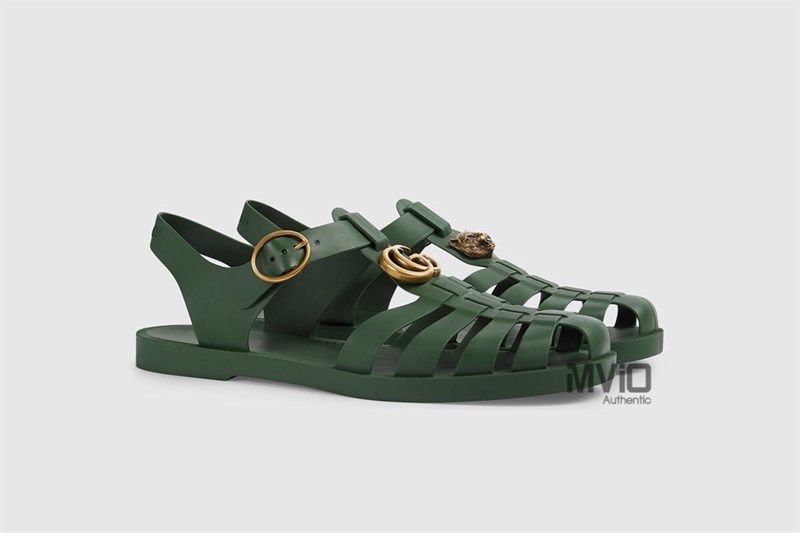  Dép Gucci Xanh Lá 463463J8700 