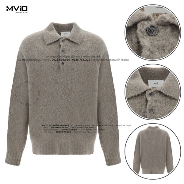  Len Ami Nâu Cổ Be HPL326KN0021 281 