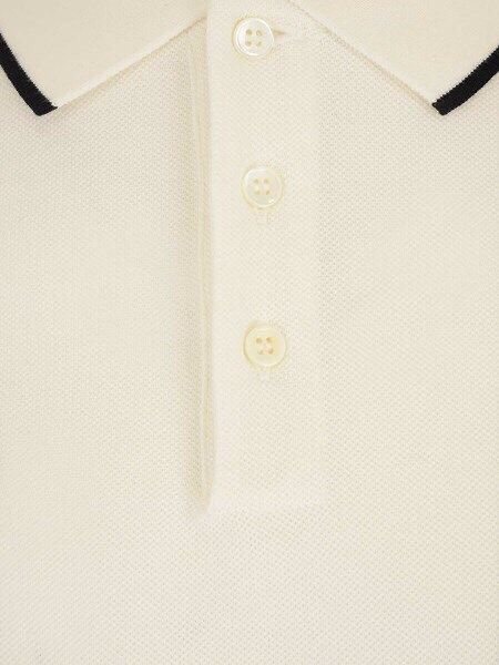  Polo Celine Trắng Thêu Logo Ngực 2X136043F010B 