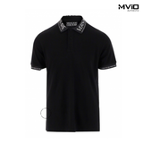  Polo Versace Đen Cổ Chữ Trắng 74GAGT02 