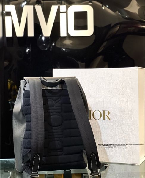  Balo Christian Dior Đen Logo Viền. 